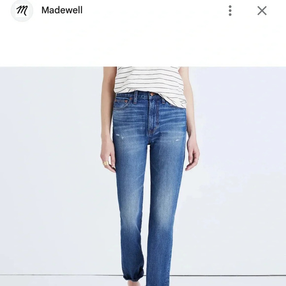 MADEWELL The perfect vintage Jean , step hem edition Size 26 - Picture 1 of 13